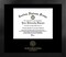 Northwestern University 11w x 8.5h Manhattan Black Single Mat Gold Embossed Diploma Frame with Bonus Campus Images Lithograph (value savings at $59)